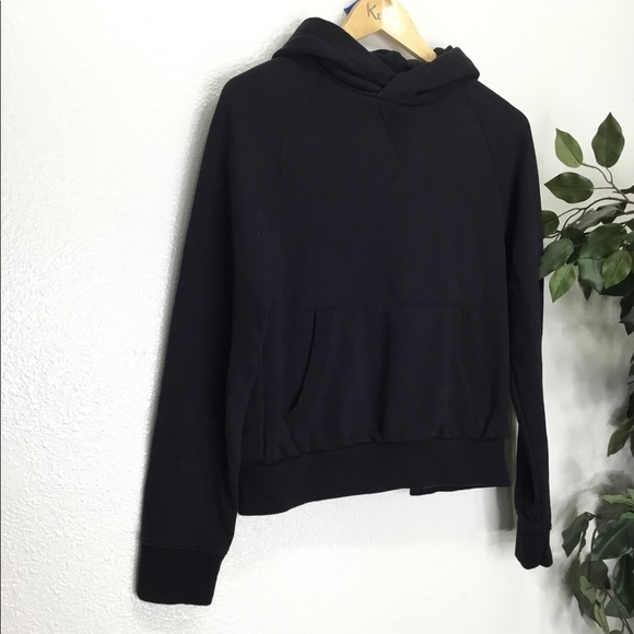 Athleta Black Criss Cross Back Hoodie - Picture 2 of 7